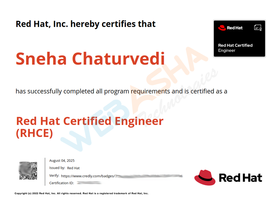 Certified candidate