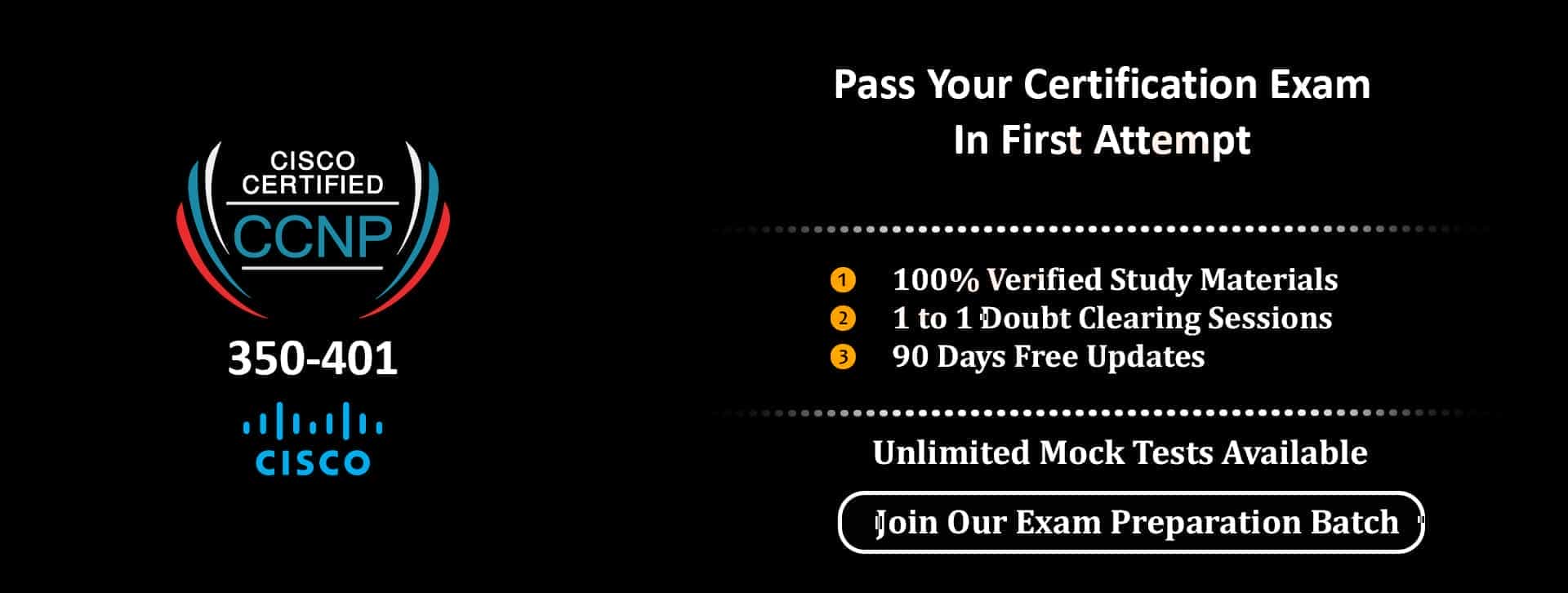 CCNP 350 401 Cisco Certified Network Professional Certification Exam 