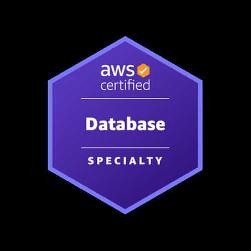 AWS Certified Database Speciality Certification DBS C01